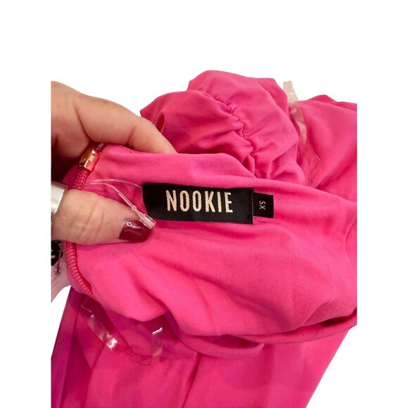 Nookie Aria One Shoulder Pink Gown NWT - Size XS - Picture 5 of 13